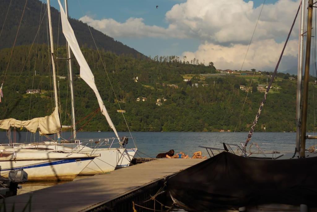 Ferienwohnung Civicoventisei Calceranica al Lago Exterior foto